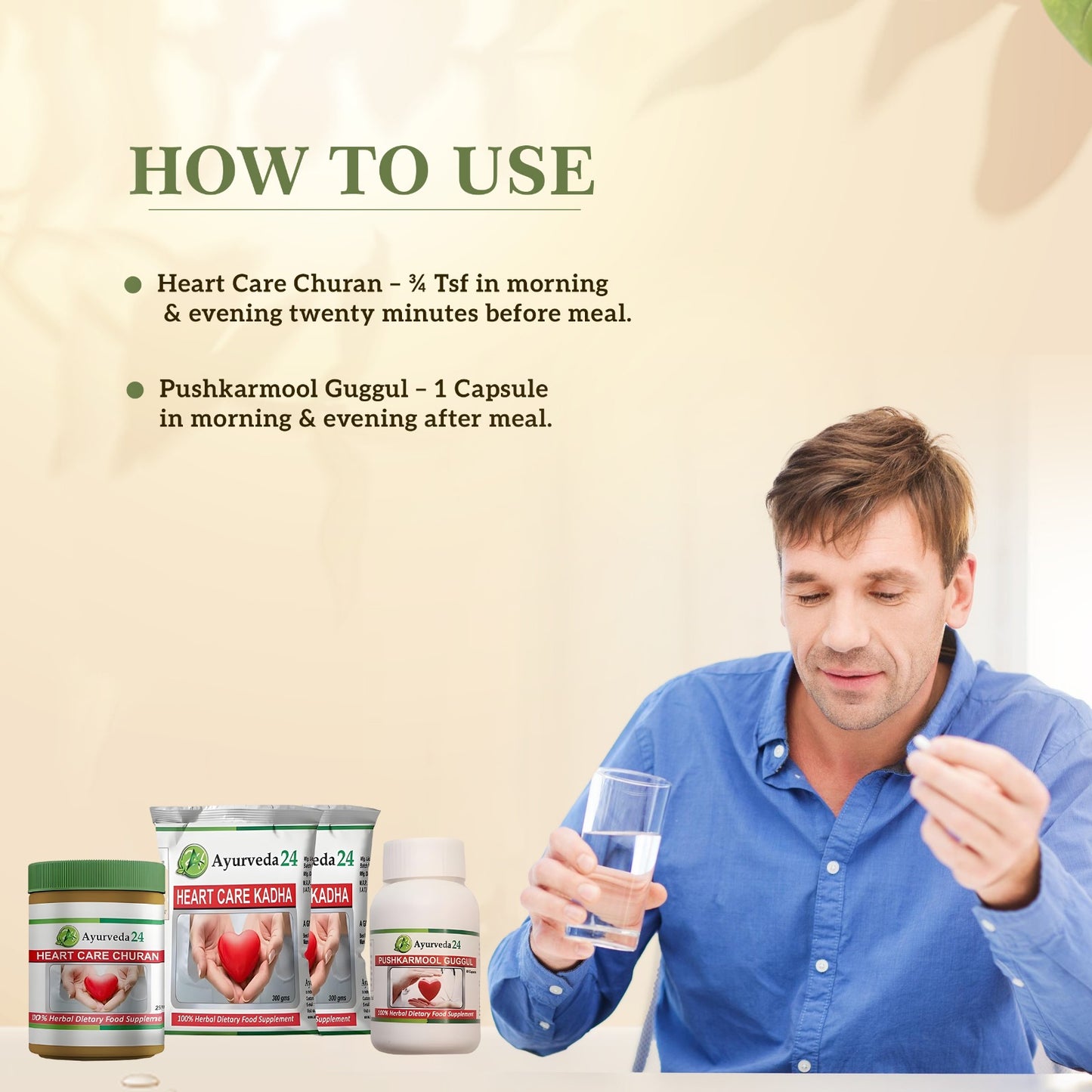 Heart care kit how to use