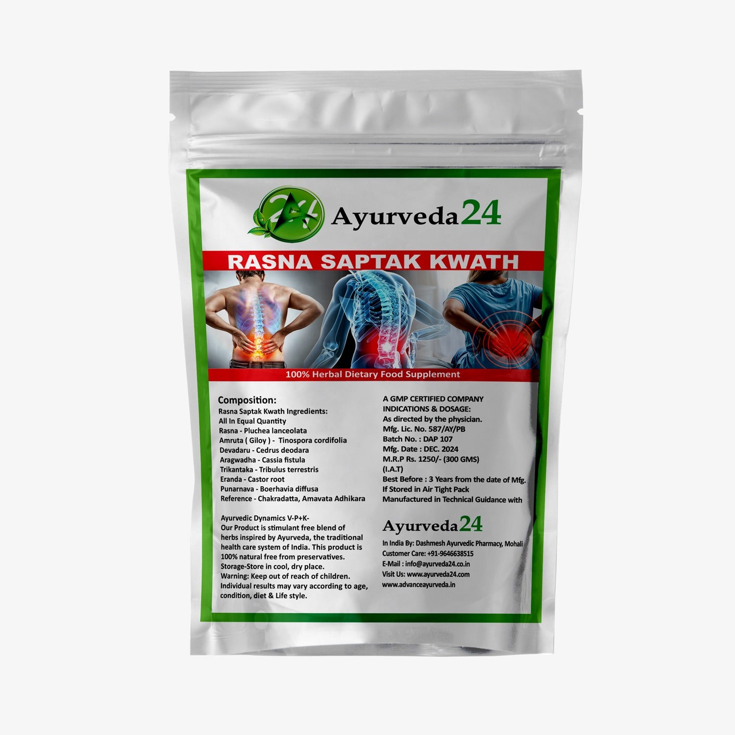 Rasna Saptak Kwath Ayurveda24