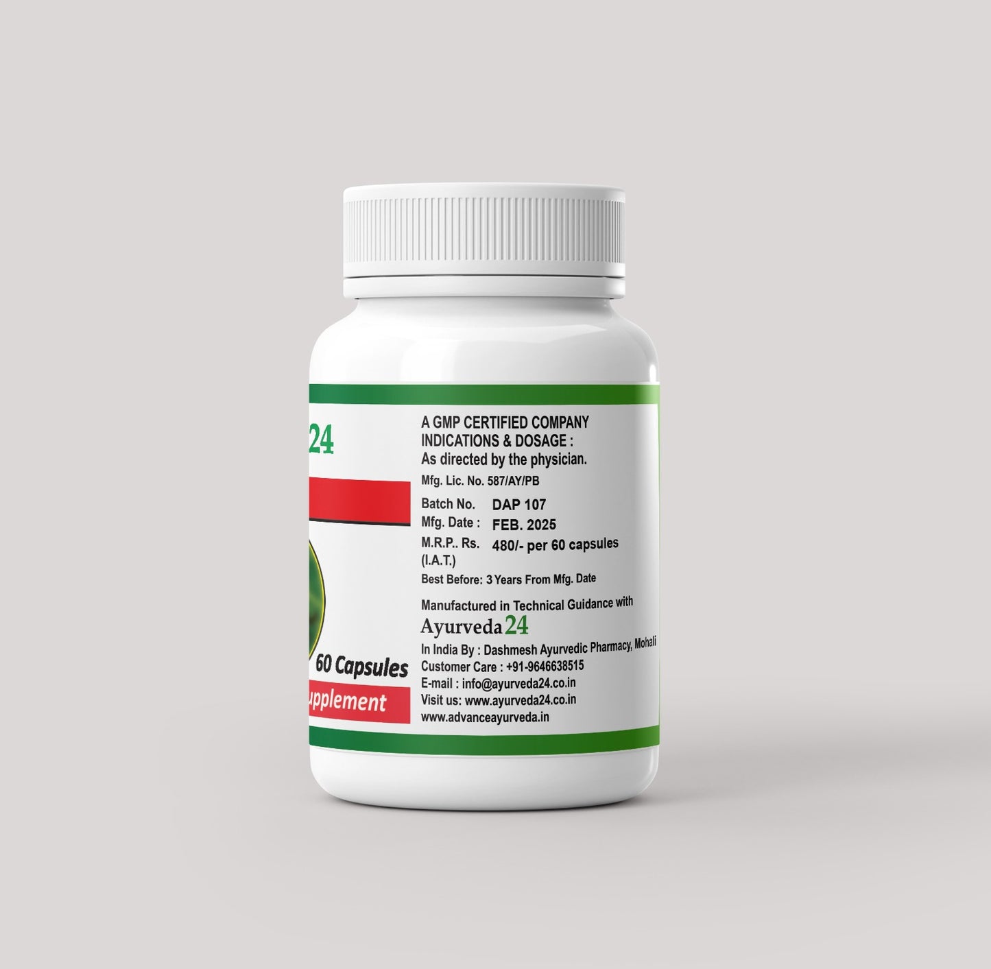 Brahmi Capsules - Best Herb to Increase Memory