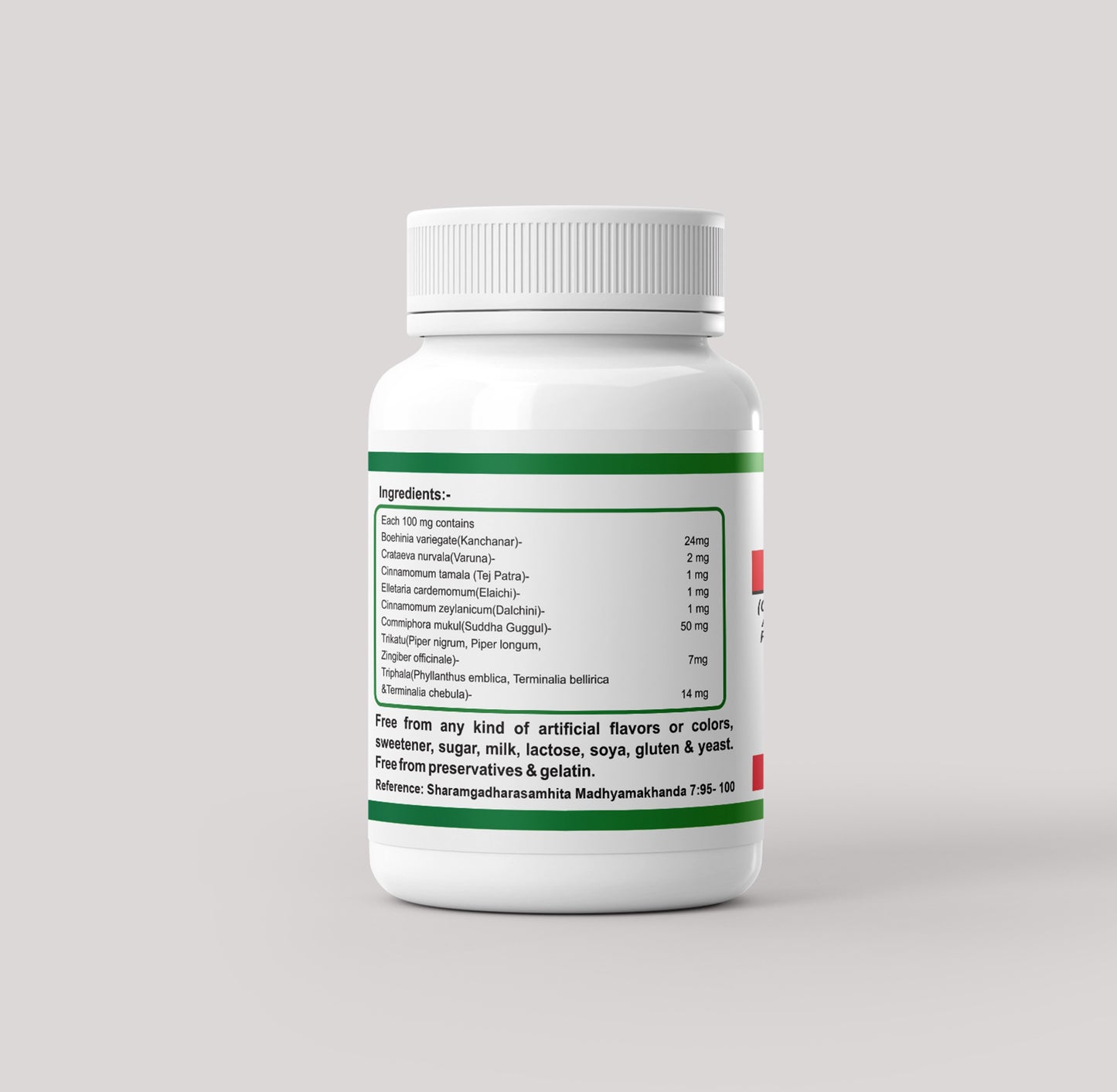 Kanchnaar Guggul ingredients