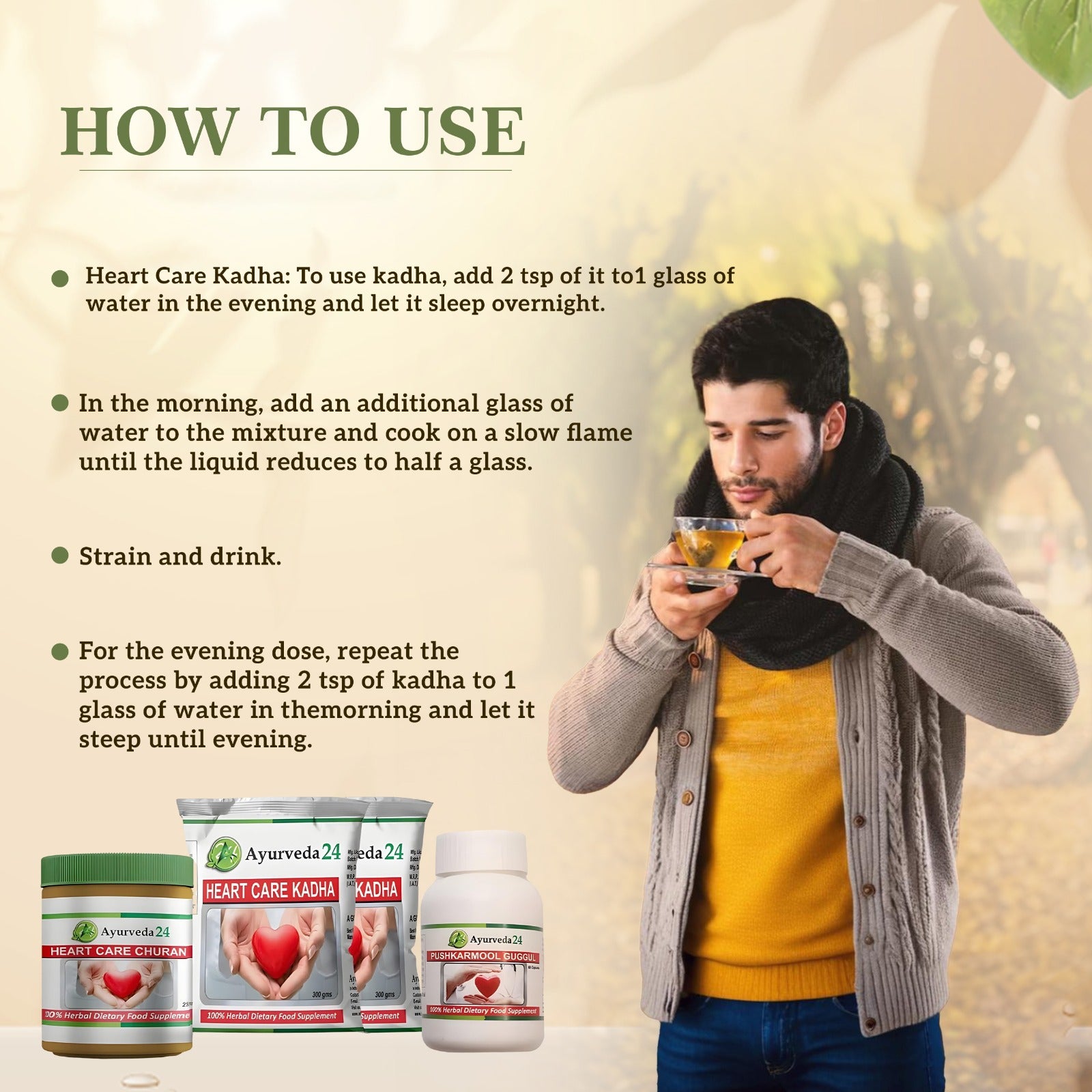Heart care kit how to use