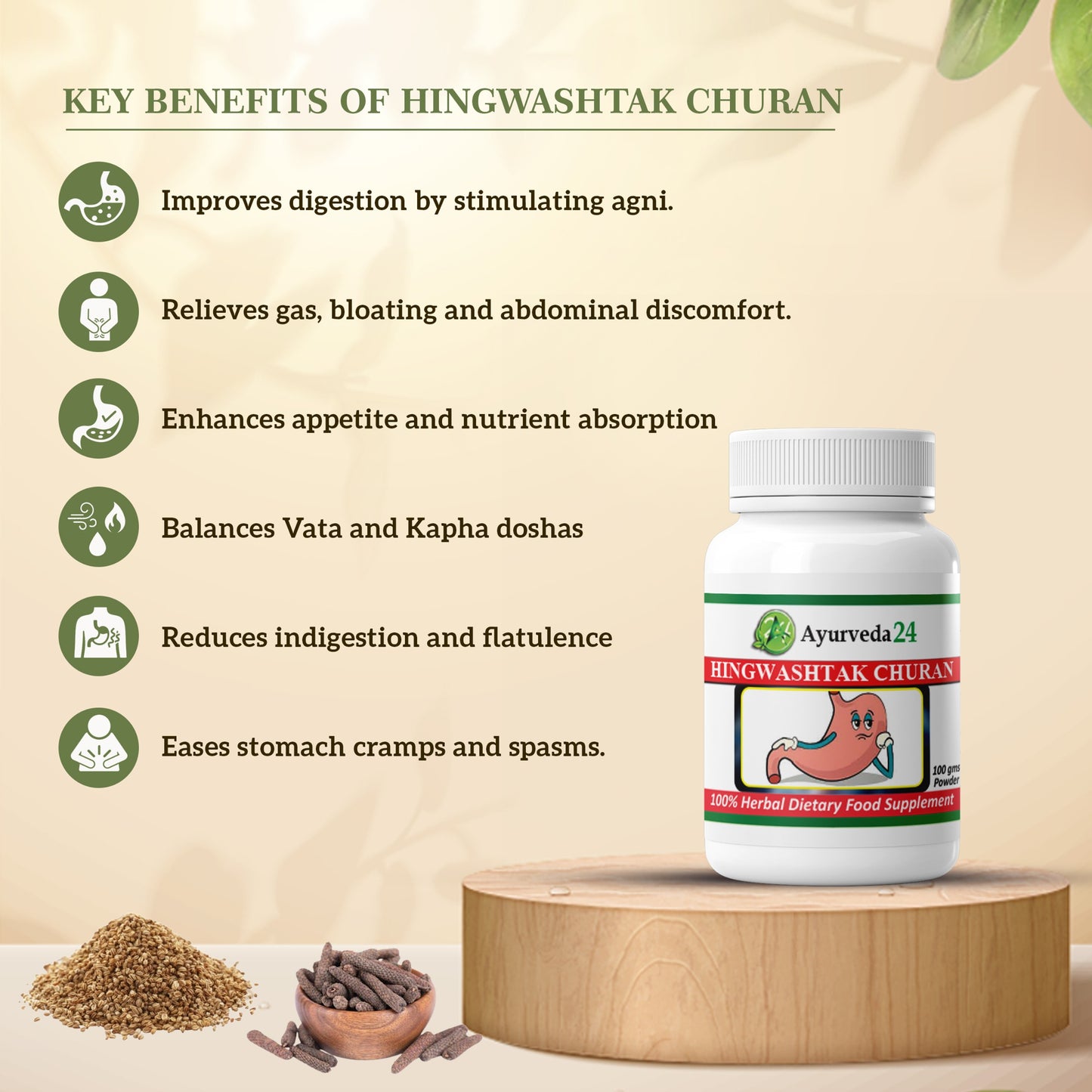 Hingwashtak Churna - Ayurvedic Remedy for Improving Digestion