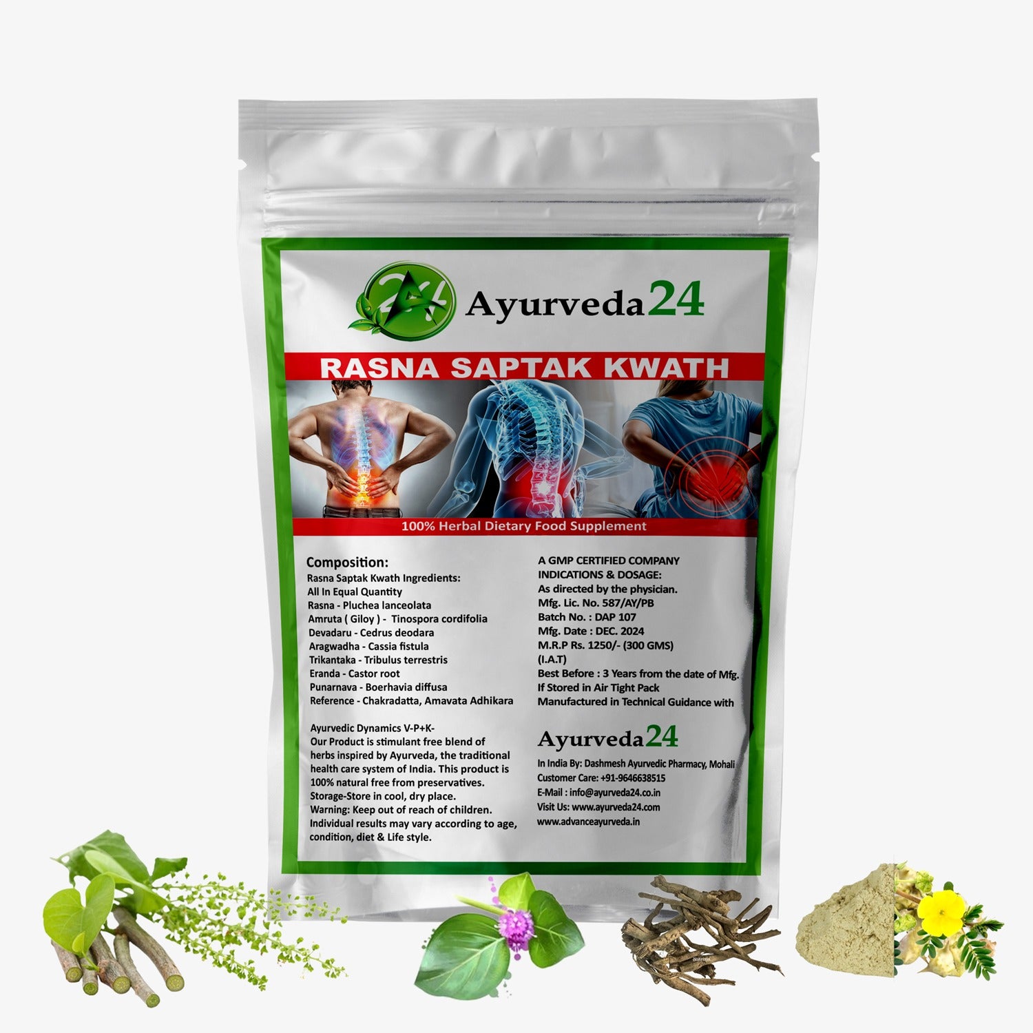 Ayurveda24 Rasna Saptak Kwath