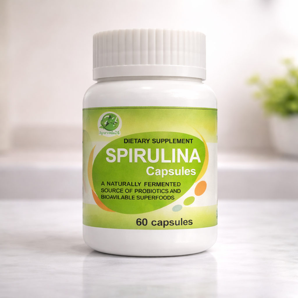 Spirulina capsules - Organic Spirulina Superfood for Boost Immunity