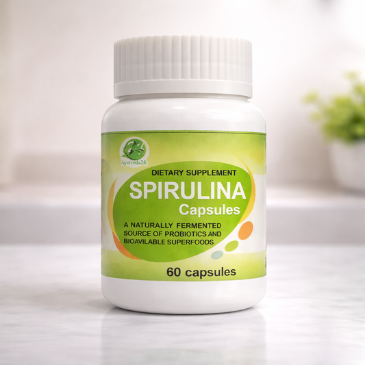 Spirulina capsules - Organic Spirulina Superfood for Boost Immunity