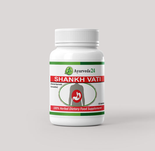 Shankh Vati - Ayurvedic Digestive Remedy | Indigestion, Bloating & Gas | Acidity Relief