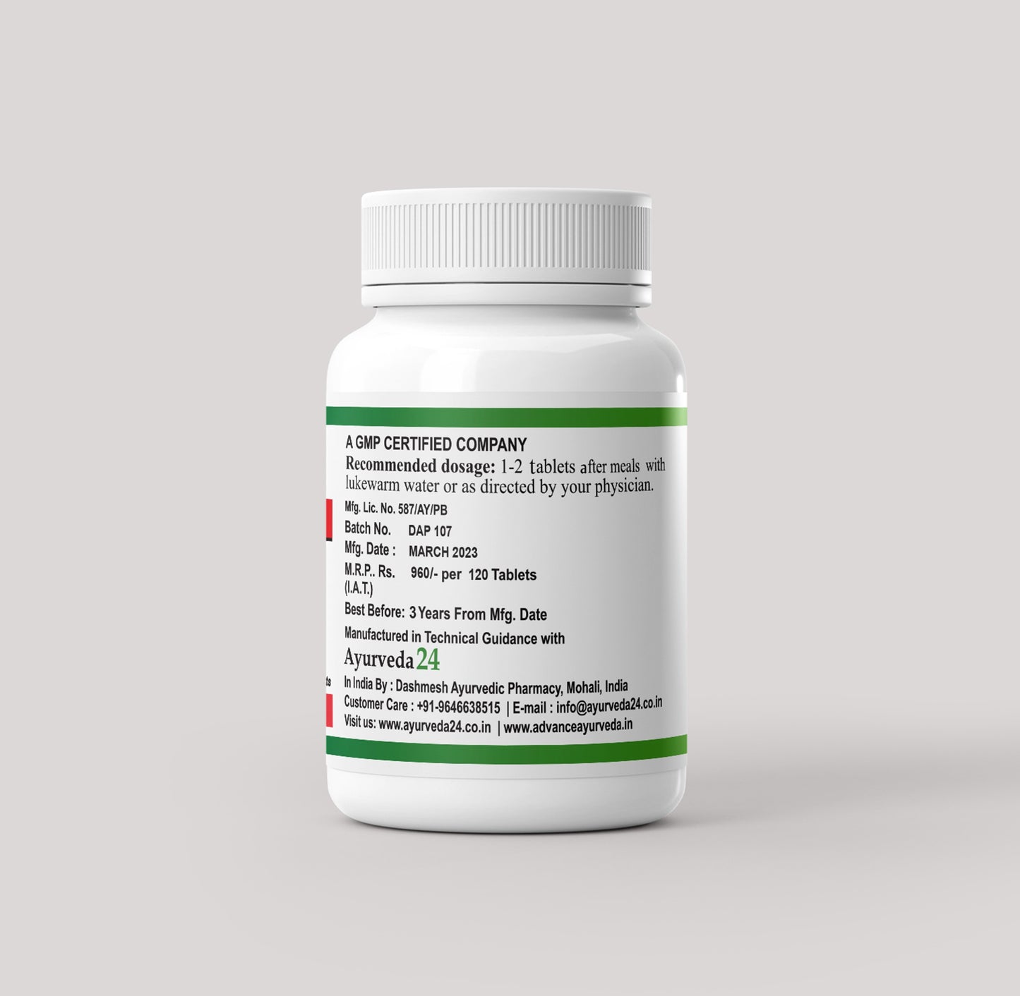 Shankh Vati - Ayurvedic Digestive Remedy | Indigestion, Bloating & Gas | Acidity Relief